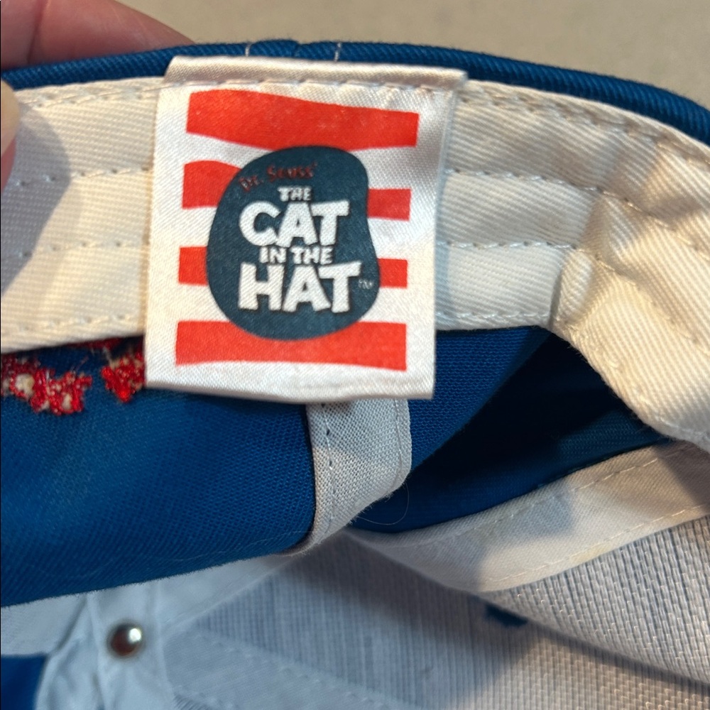 Dr Seuss - OS - Rare “The Cat in the Hat”2003 Movie Merchandise Adult Size Cap - Picture 2 of 11